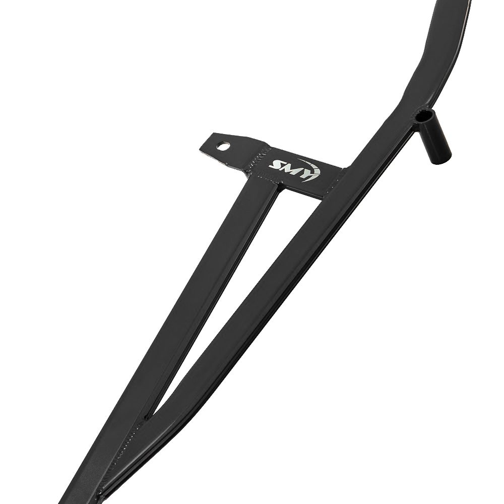 SMY Center Floor Power Brace Kit Wrinkle Black Subaru 2008-2021 WRX / STI